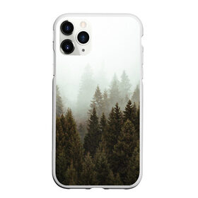Чехол для iPhone 11 Pro матовый с принтом Деревья в Санкт-Петербурге, Силикон |  | tegunvteg | деревья | лес | листья | природа | темный лес | туман