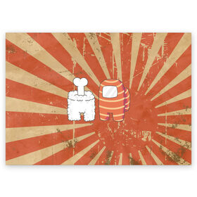 Поздравительная открытка с принтом СУШИ | AMONG US | IMPOSTOR в Санкт-Петербурге, 100% бумага | плотность бумаги 280 г/м2, матовая, на обратной стороне линовка и место для марки
 | among | among us | crewmate | game | impister | impistor | japan | space | sushi | us | vote | выживший | игра | космос | невиновный | предатель | роллы | рыба | самозванец | суши | япония