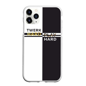 Чехол для iPhone 11 Pro матовый с принтом Twerk hard в Санкт-Петербурге, Силикон |  | hard | play | play hard | twerk | twerk hard | танец | тверк