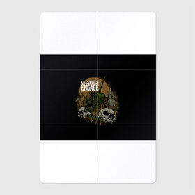 Магнитный плакат 2Х3 с принтом Killswitch Engage в Санкт-Петербурге, Полимерный материал с магнитным слоем | 6 деталей размером 9*9 см | killswitch engage | metal | metalcore | rock | skull | метал | рок | танк | череп