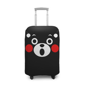 Чехол для чемодана 3D с принтом KUMAMON | КУМАМОН в Санкт-Петербурге, 86% полиэфир, 14% спандекс | двустороннее нанесение принта, прорези для ручек и колес | bear | japan | japanese | kumamon | kumamoto | аниме | игрушка | кумамон | кумамото сапурайдзу | медведь | мишка | персонаж | талисман | япония