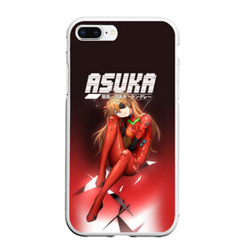 Чехол для iPhone 7Plus/8 Plus матовый с принтом Asuka Eva-02 в Санкт-Петербурге, Силикон | Область печати: задняя сторона чехла, без боковых панелей | eva | eva 00 | eva 01 | eva 02 | rei | rei ayanami | shinji ikari | аска | ева | ева 02 | евангелион