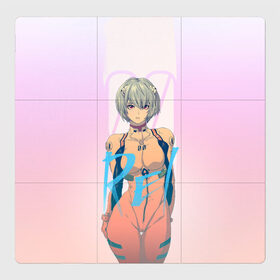 Магнитный плакат 3Х3 с принтом Rei Ayanami в Санкт-Петербурге, Полимерный материал с магнитным слоем | 9 деталей размером 9*9 см | Тематика изображения на принте: eva | eva 00 | eva 01 | eva 02 | rei | rei ayanami | shinji ikari | аска | ева | ева 02 | евангелион