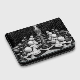 Картхолдер с принтом с принтом Шахматы в Санкт-Петербурге, натуральная матовая кожа | размер 7,3 х 10 см; кардхолдер имеет 4 кармана для карт; | доска | игра | игровая | игры | короли | король | логика | настольная | настольные | пешка | пешки | спорт | туча | шахматный | шахматы