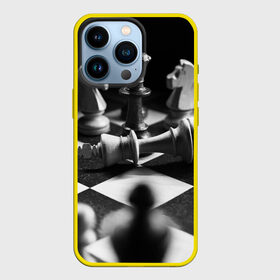 Чехол для iPhone 13 Pro с принтом Шахматы в Санкт-Петербурге,  |  | доска | игра | игровая | игры | конь | короли | король | ладья | логика | настольная | настольные | пешка | пешки | спорт | туча | ферзь | шахматный | шахматы