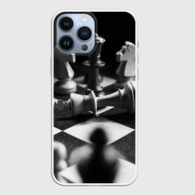 Чехол для iPhone 13 Pro Max с принтом Шахматы в Санкт-Петербурге,  |  | Тематика изображения на принте: доска | игра | игровая | игры | конь | короли | король | ладья | логика | настольная | настольные | пешка | пешки | спорт | туча | ферзь | шахматный | шахматы
