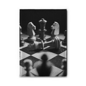 Обложка для автодокументов с принтом Шахматы в Санкт-Петербурге, натуральная кожа |  размер 19,9*13 см; внутри 4 больших “конверта” для документов и один маленький отдел — туда идеально встанут права | доска | игра | игровая | игры | конь | короли | король | ладья | логика | настольная | настольные | пешка | пешки | спорт | туча | ферзь | шахматный | шахматы