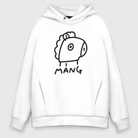 Мужское худи Oversize хлопок с принтом BTS | BT21 MANG в Санкт-Петербурге, френч-терри — 70% хлопок, 30% полиэстер. Мягкий теплый начес внутри —100% хлопок | боковые карманы, эластичные манжеты и нижняя кромка, капюшон на магнитной кнопке | army | bangtan boys | bt21 | bts | bts stickers | chimmy | cooky | k pop | koya | mang | monster | rap monster | rapmon | rj | rm | shooky | tata | van | бтс | ви | джей хоуп | джонгук | кейпоп | реп монстр | стикеры bts | сюга | чимин | чин