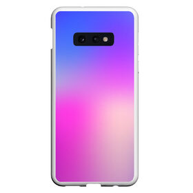 Чехол для Samsung S10E с принтом Неоновая голографиия в Санкт-Петербурге, Силикон | Область печати: задняя сторона чехла, без боковых панелей | neonmulticolor | pastel | pattern | голография | градиент | неон  
 gradient | свечение