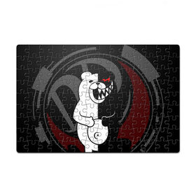 Пазл магнитный 126 элементов с принтом MONOKUMA | МОНОКУМА | DANGANRO в Санкт-Петербурге, полимерный материал с магнитным слоем | 126 деталей, размер изделия —  180*270 мм | anime | bear | black  white | danganronpa | kurokuma | monodam | monokuma | monomi | monotaro | rabbit | school | shirokuma | аниме | главарь | мoноми | монокума | черно белый | школа