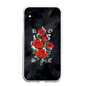 Чехол для iPhone XS Max матовый с принтом РОЗЫ | ROSES SMOKE в Санкт-Петербурге, Силикон | Область печати: задняя сторона чехла, без боковых панелей | Тематика изображения на принте: chery | flowers | japan | roses | sakura | вишня | растения | розы | ромашка | сакура | тюльпаны | цветы | цветы сакуры | япония