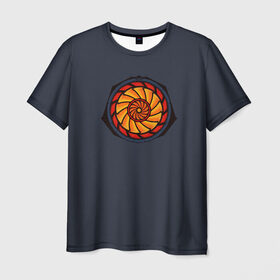 Мужская футболка 3D с принтом Energy core в Санкт-Петербурге, 100% полиэфир | прямой крой, круглый вырез горловины, длина до линии бедер | dark | drift | interface | kaiju | neural | pacific | rim | zone | дрифт | егер | егерь | зона | интерфейс | каидзю | кайдзю | нейронный | рубеж | темная | тихоокеанский