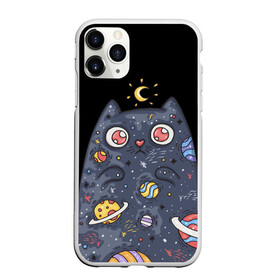 Чехол для iPhone 11 Pro Max матовый с принтом КОСМИЧЕСКИЙ КОТ в Санкт-Петербурге, Силикон |  | артемис | астероиды | вселенная | галактика | диана | звезды | кометы | космос | кот | котенок | котик | луна | месяц | ночь | планеты | сейлор мун | туманность | черная кошка