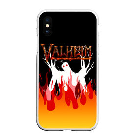 Чехол для iPhone XS Max матовый с принтом VALHEIM в Санкт-Петербурге, Силикон | Область печати: задняя сторона чехла, без боковых панелей | coffee stain | valheim | vikings | вальхайм | вальхеим | вальхейм. | викинги | выживание | гарпун бездны | мечи