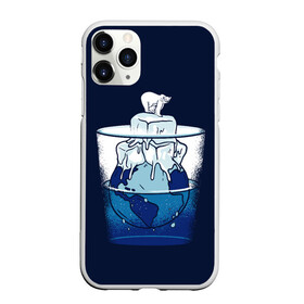 Чехол для iPhone 11 Pro Max матовый с принтом Polar Ice Bear в Санкт-Петербурге, Силикон |  | north pole | planet | water | антарктида | антарктика | арктика | белый медведь | в стакане | вода | земля | кубики льда | лед | льдина | льдинка | медведица | медвежонок | на льдине | наполовину полон | планета