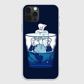 Чехол для iPhone 12 Pro Max с принтом Polar Ice Bear в Санкт-Петербурге, Силикон |  | north pole | planet | water | антарктида | антарктика | арктика | белый медведь | в стакане | вода | земля | кубики льда | лед | льдина | льдинка | медведица | медвежонок | на льдине | наполовину полон | планета