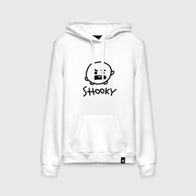 Женская толстовка с принтом SHOOKY | BTS в Санкт-Петербурге, френч-терри, мягкий теплый начес внутри (100% хлопок) | карман-кенгуру, эластичные манжеты и нижняя кромка, капюшон с подкладом и шнурком | army | bangtan boys | bt21 | bts | bts stickers | chimmy | cooky | k pop | koya | mang | monster | rap monster | rapmon | rj | rm | shooky | tata | van | бтс | ви | джей хоуп | джонгук | кейпоп | реп монстр | стикеры bts | сюга | чимин | чин