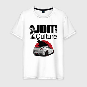 Мужская футболка хлопок с принтом jdm в Санкт-Петербурге, 100% хлопок | прямой крой, круглый вырез горловины, длина до линии бедер, слегка спущенное плечо. | Тематика изображения на принте: car | culture | godzilla | jdm | skyline | японская культура | японские автомобили