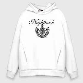 Мужское худи Oversize хлопок с принтом Nightwish Logo / Найтвиш (Z) в Санкт-Петербурге, френч-терри — 70% хлопок, 30% полиэстер. Мягкий теплый начес внутри —100% хлопок | боковые карманы, эластичные манжеты и нижняя кромка, капюшон на магнитной кнопке | Тематика изображения на принте: music | night wish | nightwish | nuclear blast | rock | spinefarm | лого | музыка | найт виш | найтвиш | рок | симфоник метал | тарья турунен | флор янсен