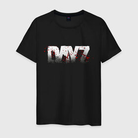 Мужская футболка хлопок с принтом DayZ в Санкт-Петербурге, 100% хлопок | прямой крой, круглый вырез горловины, длина до линии бедер, слегка спущенное плечо. | Тематика изображения на принте: arma 2 | day z | dayz | дэйз | игры