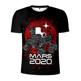 Мужская футболка 3D спортивная с принтом МАРС 2020, Perseverance в Санкт-Петербурге, 100% полиэстер с улучшенными характеристиками | приталенный силуэт, круглая горловина, широкие плечи, сужается к линии бедра | Тематика изображения на принте: mars 2020 | nasa | perseverance | космос | марс | марс 2020 | марсоход | персеверенс