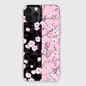 Чехол для iPhone 12 Pro Max с принтом САКУРА | SAKURA | ВИШНЯ в Санкт-Петербурге, Силикон |  | chery | flowers | japan | roses | sakura | вишня | растения | розы | ромашка | сакура | тюльпаны | цветы | цветы сакуры | япония