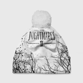 Шапка 3D c помпоном с принтом LITTLE NIGHTMARES 2 в Санкт-Петербурге, 100% полиэстер | универсальный размер, печать по всей поверхности изделия | kid | little nightmares | little nightmares 2 | six | yellow | жёлтый | игры | комиксы | литл найтмерс | шестая