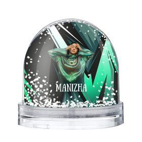 Снежный шар с принтом Манижа Manizha в Санкт-Петербурге, Пластик | Изображение внутри шара печатается на глянцевой фотобумаге с двух сторон | manizha | далеровна | душанбе | евровидение | евровидение 2021 | манижа | певица | таджикистан | хамраева