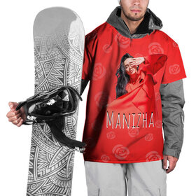 Накидка на куртку 3D с принтом Манижа Manizha в Санкт-Петербурге, 100% полиэстер |  | manizha | далеровна | душанбе | евровидение | евровидение 2021 | манижа | певица | таджикистан | хамраева