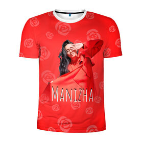 Мужская футболка 3D спортивная с принтом Манижа Manizha в Санкт-Петербурге, 100% полиэстер с улучшенными характеристиками | приталенный силуэт, круглая горловина, широкие плечи, сужается к линии бедра | manizha | далеровна | душанбе | евровидение | евровидение 2021 | манижа | певица | таджикистан | хамраева