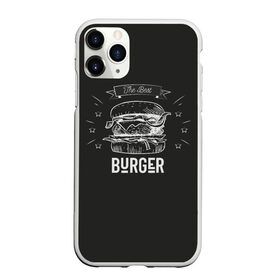 Чехол для iPhone 11 Pro матовый с принтом Бургер в Санкт-Петербурге, Силикон |  | Тематика изображения на принте: fast food | the best burger | бургер | еда | фастфуд