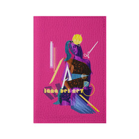 Обложка для паспорта матовая кожа с принтом lana del rey в Санкт-Петербурге, натуральная матовая кожа | размер 19,3 х 13,7 см; прозрачные пластиковые крепления | lana del rey | music | лана дел рей | музыка | певица