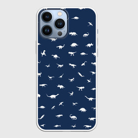 Чехол для iPhone 13 Pro Max с принтом Dinoworld2 в Санкт-Петербурге,  |  | dino | dinosaur | doodling | extinct | masasaurus | pattern | primal | species | spinosaurus | t rex | textures | tiles | veloceraptor | велоцераптор | динозавр | дудлинг | коллаж | паттерн | тайлы | текстуры | 