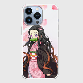 Чехол для iPhone 13 Pro с принтом НЕЗУКА | NEZUKO в Санкт-Петербурге,  |  | demon slayer | kimetsu no yaiba | kocho shinobu | nezuko | shinobu | slayer | tanjiro | zenitsu | гию томиока | зенитсу | зенитцу | зеницу | иноске хашибира | клинок рассекающий демонов | незуко | танджиро | шинобу кочо