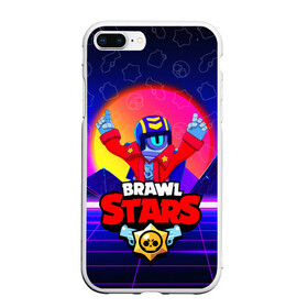 Чехол для iPhone 7Plus/8 Plus матовый с принтом BRAWL STARS STU в Санкт-Петербурге, Силикон | Область печати: задняя сторона чехла, без боковых панелей | brawl stars | skin | stu | бравл старс | бравлеры | персонаж | приватный сервер | робот. | скин | сту