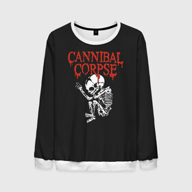 Мужской свитшот 3D с принтом Cannibal Corpse в Санкт-Петербурге, 100% полиэстер с мягким внутренним слоем | круглый вырез горловины, мягкая резинка на манжетах и поясе, свободная посадка по фигуре | cannibal corpse | kreator | slayer | sodom | анархия | блэк метал | гаражный рок | гитара | гранж | дэт метал | металл | панк рок | рок музыка | рок н ролл | рокер | треш метал | труп каннибал | тяжелый рок | хард рок