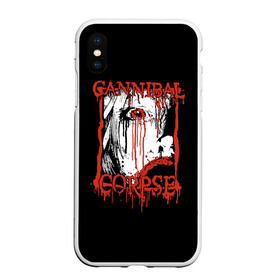 Чехол для iPhone XS Max матовый с принтом Cannibal Corpse в Санкт-Петербурге, Силикон | Область печати: задняя сторона чехла, без боковых панелей | cannibal corpse | kreator | punk rock | slayer | sodom | анархия | блэк метал | гаражный рок | гранж | дэт метал | металл | панк рок | рок музыка | рок н ролл | рокер | треш метал | труп каннибал | тяжелый рок | хард рок