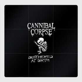 Магнитный плакат 3Х3 с принтом Cannibal Corpse в Санкт-Петербурге, Полимерный материал с магнитным слоем | 9 деталей размером 9*9 см | Тематика изображения на принте: cannibal corpse | kreator | punk rock | slayer | sodom | анархия | блэк метал | гаражный рок | гранж | дэт метал | металл | панк рок | рок музыка | рок н ролл | рокер | треш метал | труп каннибал | тяжелый рок | хард рок