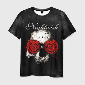 Мужская футболка 3D с принтом NIGHTWISH в Санкт-Петербурге, 100% полиэфир | прямой крой, круглый вырез горловины, длина до линии бедер | metal | nightwish | tarja turunen | метал | музыка | найтвиш | рок | симфо метал | тарья турунен
