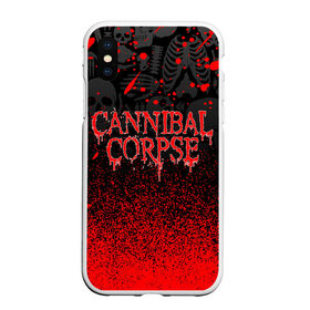 Чехол для iPhone XS Max матовый с принтом CANNIBAL CORPSE в Санкт-Петербурге, Силикон | Область печати: задняя сторона чехла, без боковых панелей | cannibal corpse | evisceration plague | hammer smashed face. | violence unimagined | дэт метал | музыка | рок | труп каннибала