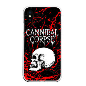 Чехол для iPhone XS Max матовый с принтом CANNIBAL CORPSE в Санкт-Петербурге, Силикон | Область печати: задняя сторона чехла, без боковых панелей | cannibal corpse | evisceration plague | hammer smashed face. | violence unimagined | дэт метал | музыка | рок | труп каннибала