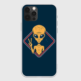 Чехол для iPhone 12 Pro Max с принтом НЛО / UFO в Санкт-Петербурге, Силикон |  | ufo | брат по разуму | зеленый человечек | инопланетец | инопланетник | инопланетный гость | инопланетянин | марсианин | нло | пришелец