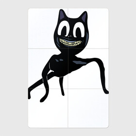 Магнитный плакат 2Х3 с принтом Cartoon cat в Санкт-Петербурге, Полимерный материал с магнитным слоем | 6 деталей размером 9*9 см | cartoon cat | crazy | horror | kitty | monster | безумный | враг | животные | зверь | злодей | злой кот | картун кэт | киска | кот | кошак | монстр | мультяшный кот | оскал | персонаж | смешной | страшилки | сумасшедший