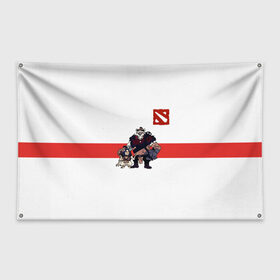 Флаг-баннер с принтом Дота в Санкт-Петербурге, 100% полиэстер | размер 67 х 109 см, плотность ткани — 95 г/м2; по краям флага есть четыре люверса для крепления | dota 2 | meepo | tusk | дота | дота 2 | дотер | игра | мипо | туск