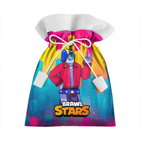Подарочный 3D мешок с принтом STU СТУ Brawl Stars в Санкт-Петербурге, 100% полиэстер | Размер: 29*39 см | brawl | brawl stars | brawlstars | brawl_stars | jessie | бравл | бравлер stu | бравлстарс | гонщик | каскадер | сту