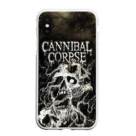 Чехол для iPhone XS Max матовый с принтом Cannibal Corpse в Санкт-Петербурге, Силикон | Область печати: задняя сторона чехла, без боковых панелей | canibal corpse | cannibal corpse | death metal | группы | дэт метал | канибал корпс | метал | рок