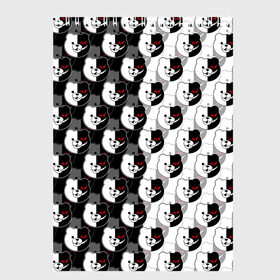Скетчбук с принтом MONOKUMA  МОНОКУМА PATTERN в Санкт-Петербурге, 100% бумага
 | 48 листов, плотность листов — 100 г/м2, плотность картонной обложки — 250 г/м2. Листы скреплены сверху удобной пружинной спиралью | Тематика изображения на принте: anime | danganronpa | enoshima | junko | monokuma | аниме | джунко | игра | манга | медведь | монокума | робот медведь | эношима