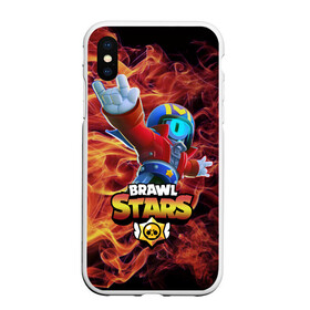 Чехол для iPhone XS Max матовый с принтом Brawl Stars - Stu в Санкт-Петербурге, Силикон | Область печати: задняя сторона чехла, без боковых панелей | brawl | brawl ruffs | brawl stars | brawler | colonel ruffs | leon | new brawler | ruffs | ruffus | starrforce | stu | superstar | бравл | бравл старс | бравлер | гавс | гонщик | леон | руффс | сту | сту   каскадёр | сту суперзвезда | 