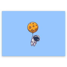 Поздравительная открытка с принтом Космонавт с шариком в Санкт-Петербурге, 100% бумага | плотность бумаги 280 г/м2, матовая, на обратной стороне линовка и место для марки
 | cosmonaut | граффити | космонавт | космонавт с шариком | космос | милый космонавт | рисунок | шарик планета