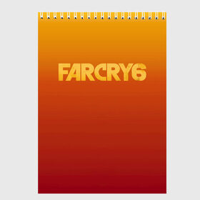Скетчбук с принтом FarCry6 в Санкт-Петербурге, 100% бумага
 | 48 листов, плотность листов — 100 г/м2, плотность картонной обложки — 250 г/м2. Листы скреплены сверху удобной пружинной спиралью | crytek | ubisoft | революция | яра